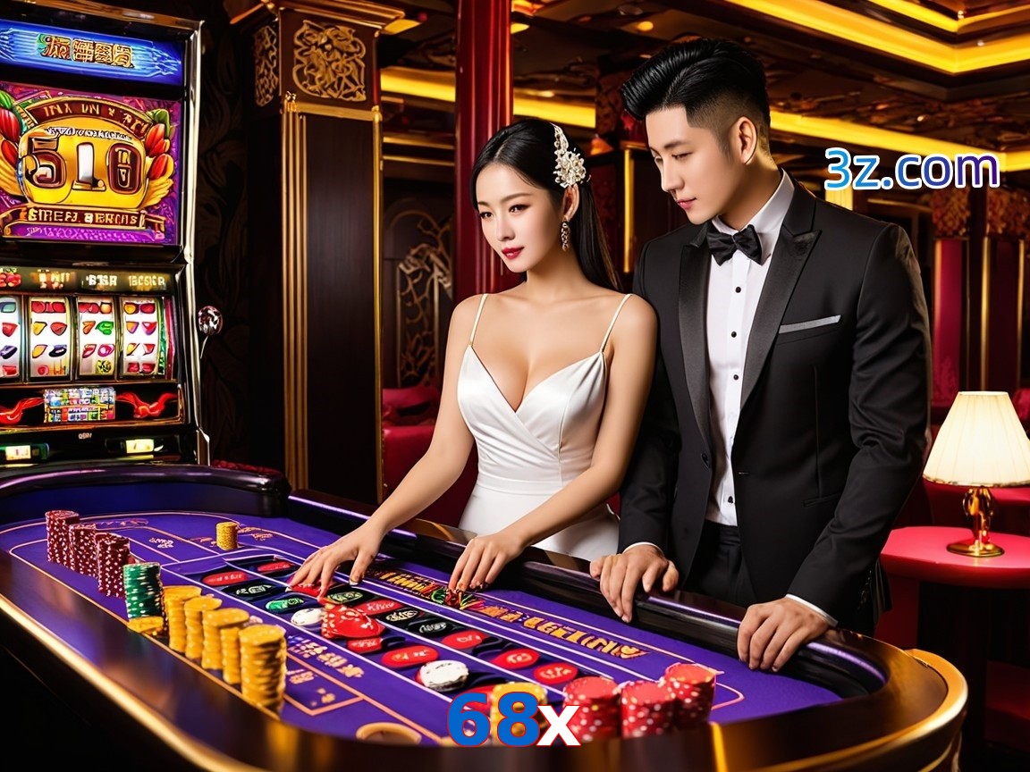 68x cassino online com mesa de blackjack e dealer